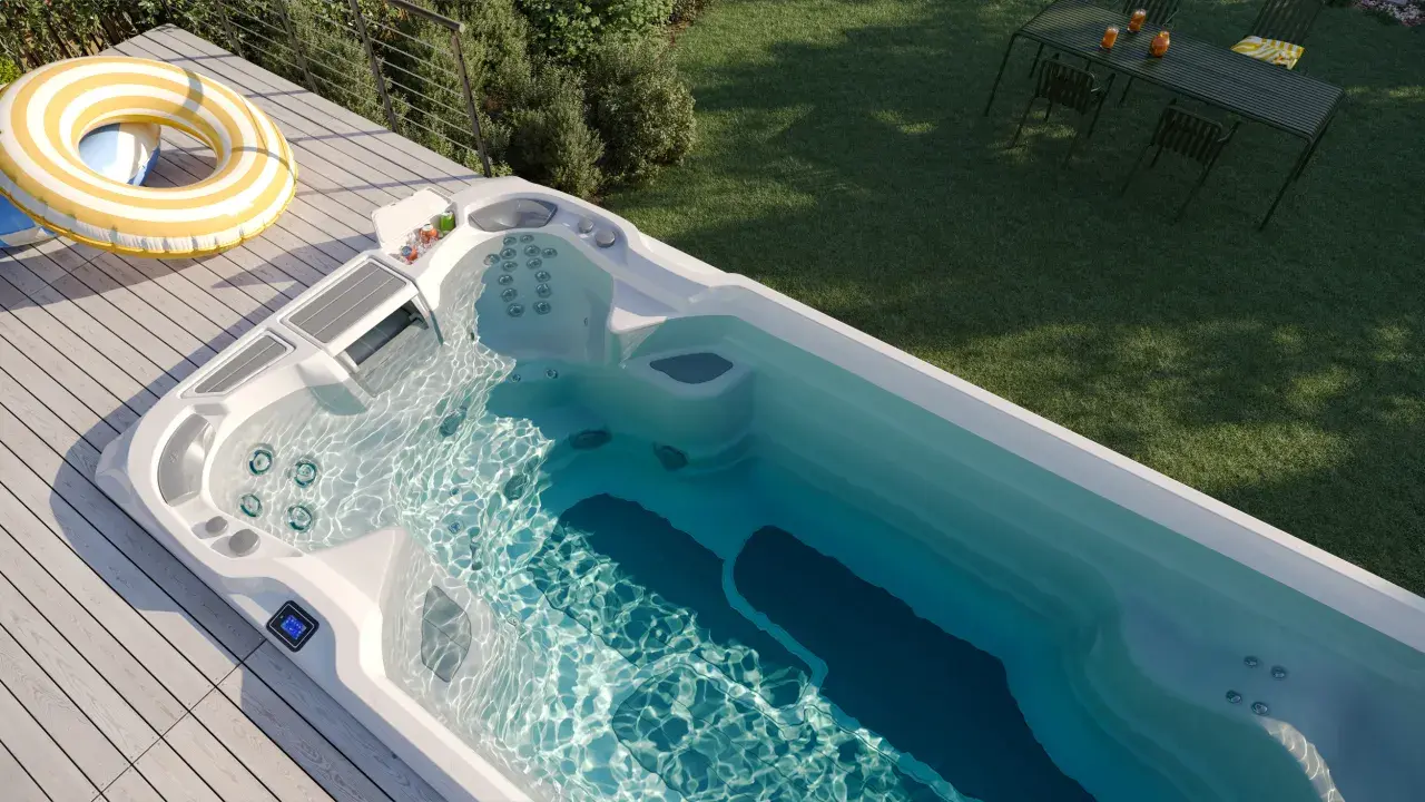 Swim spa: basen z przeciwprądem i jacuzzi? Pełny przewodnik przed zakupem