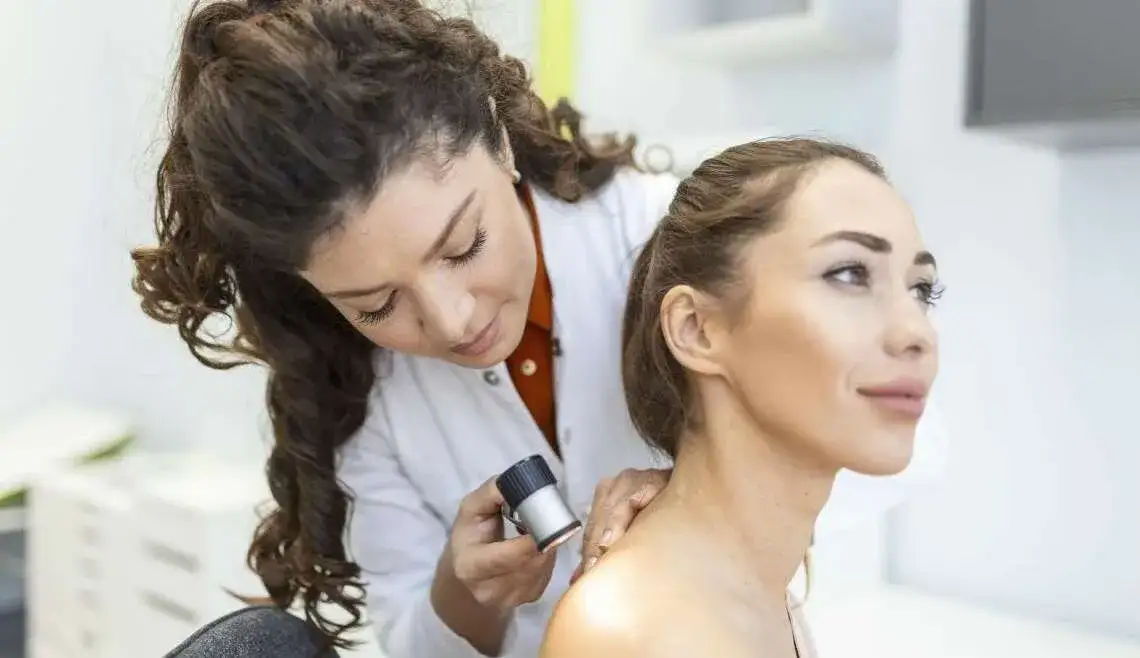 wizyta u dermatologa, gabinet dermatologiczny